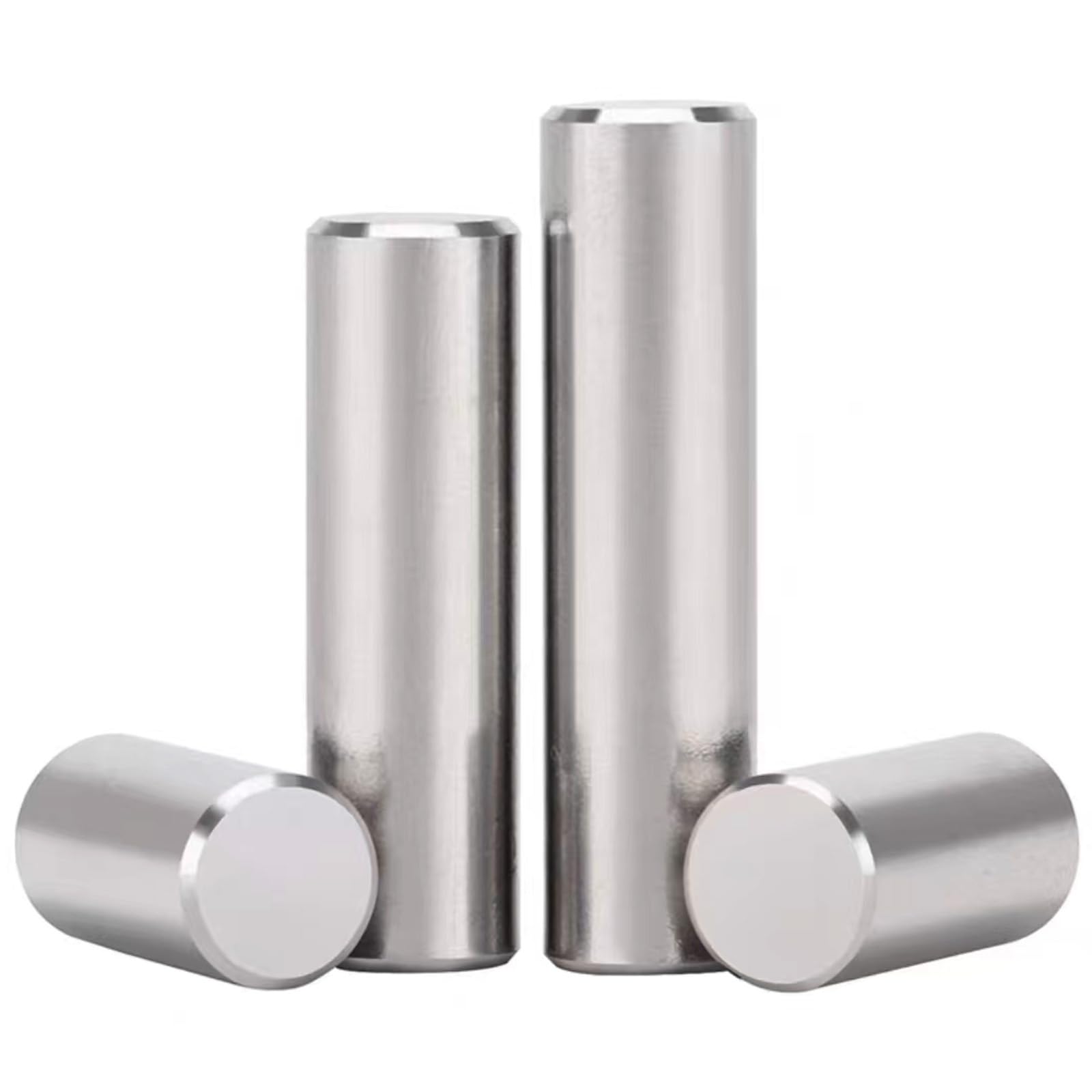 100 Pezzi M2 x 3-40 mm perni di centraggio for Supporto mensola, perni di Supporto mensola cilindrici in Acciaio Inox 304, Elementi di Fissaggio for componenti di Giunzione in Posizione(2x15mm)