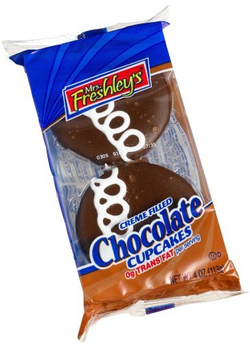 Mrs. Freshley's Creme Filled Chocolate Cupcake, Twin Pack (Pack of 36) by Mrs. Freshley's