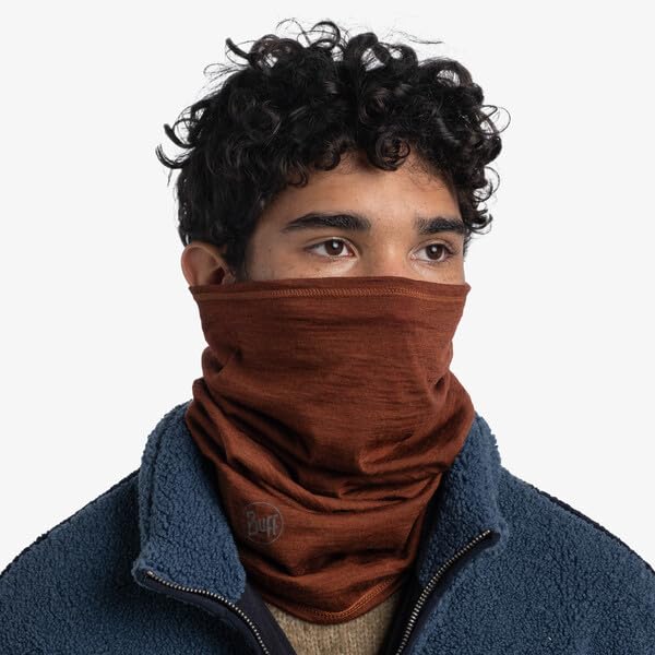 Image of Buff Lightweight Merino Wool Neck Gaiter, 100% Ethically Sourced Wool,Versatile, Temperature Regulating Face Mask