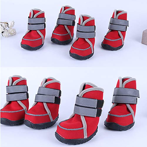 Chaussures pour chiens antidérapantes et imperméables taille L Noir