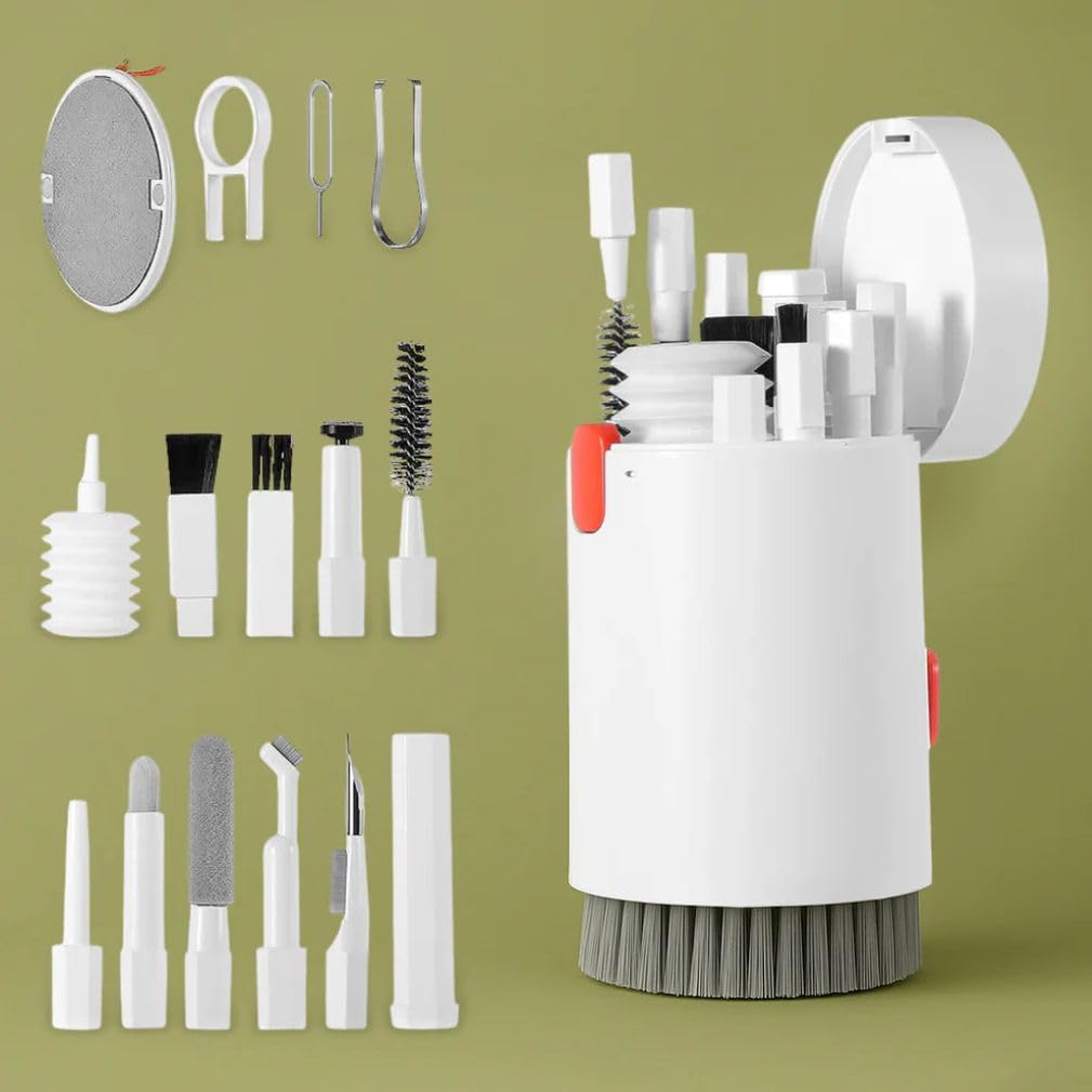 20-in-1 Keyboard Cleaner Kit, Model 12908, Electronic Cleaning Set with Brushes, Spray, Tools for Laptops, Phones, AirPods, Screens-image-39