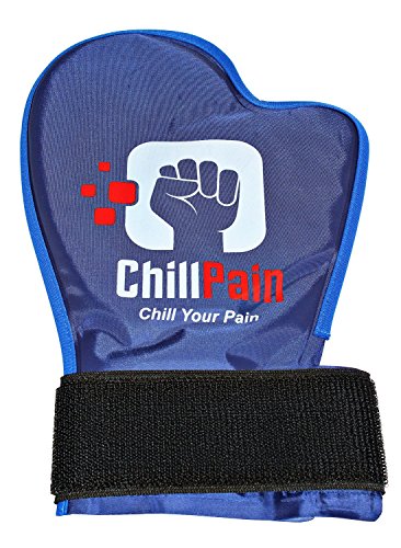 Cold Therapy Reusable Ice Pack Glove for Sore Hands by ChillPain. ChillPain Ice Pack Gloves are Exclusively Designed for Women and Men with Small to Medium Size Hands (1 Pair (2 Gloves))