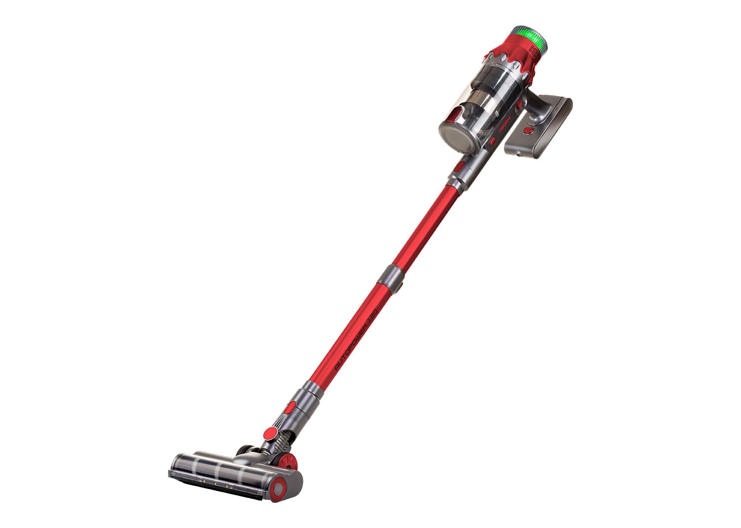 Necchi AutoPower 120 Aspirapolvere senza Fili, Motore Potente e Silenzioso, Tecnologia Multiciclonica con Filtro HEPA, Batteria Li-ion 22.2V, Pannello LED Touch, Design Ergonomico