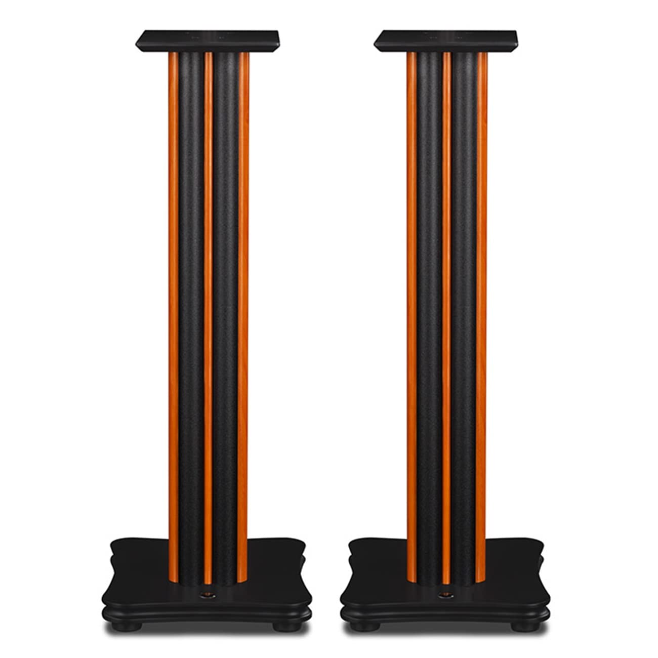 Soporte de Audio 1 Par De Soportes para Altavoces Altavoz De Madera Soporte Soporte De Audio para Sala De Estar Sonido De Cine En Casa Soporte De Sonido Profesional para Estudio De Grabación