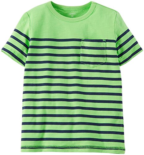 T-shirt rayé bébé marine Carter's 6M vêtement coton unisexe