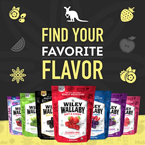 Wiley Wallaby Licorice 24 Ounce Classic Gourmet Soft & Chewy Australian Black Licorice Candy Twists thumb #5