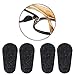 60 Pairs Adhesive Eyeglass Nose Pads Soft Foam Nose Pads Self Anti-Slip Eyeglass Nose Pads Thin Nosepads for Eyeglasses Sunglasses (Black)