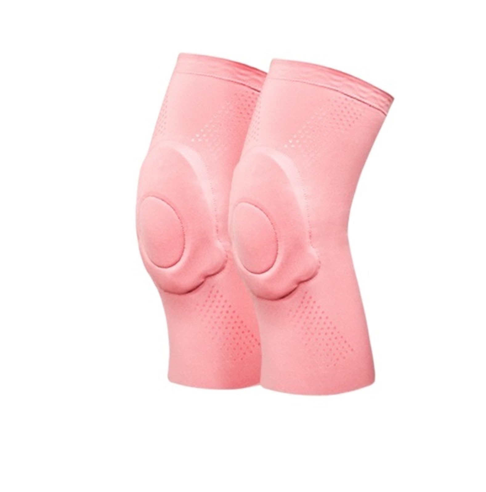 Sport Genouillere Manchons De Compression Du Genou For Hommes Et Femmes For Les Squats Sports D'haltérophilie Randonnée Danse(Rosa,S)