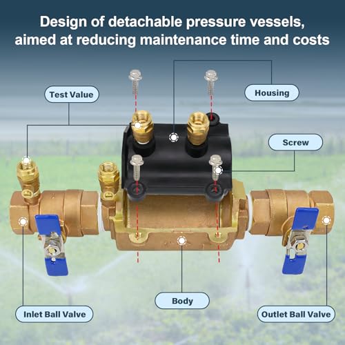 Image of 1-350 Double Check Backflow Preventer,Double Check Valve Assembly