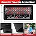 Poen Roulette Mat Tabletop Felt Layout Set Rubber Roulette Wheel Table Cover Craps Mat with Win Marker Storage Bag for Casino Games Christmas Parties Home Entertainment Night(Black,70 x 35 Inch)