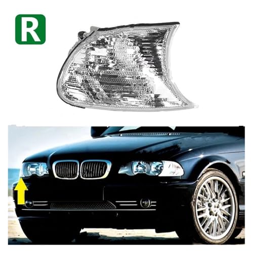 Luz curva BMW E46 intermitente lateral para solucionar fallos de señalización en Coupé 2