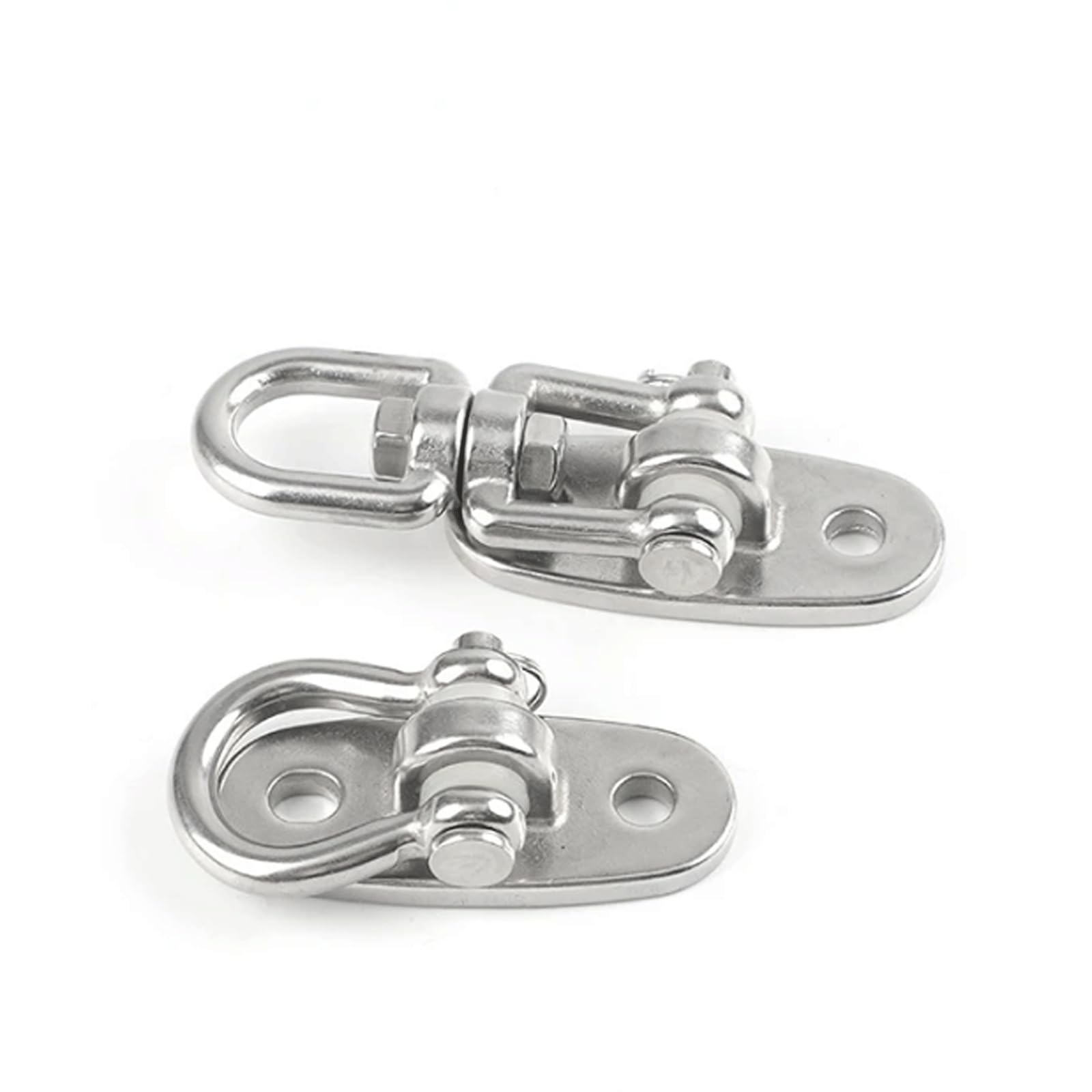 Gancho oscilante Accesorios de Columpio de Acero Inoxidable, Gancho de Carga, Placa Fija para Hamaca con Gancho y Tornillo para Silla Colgante con Bolsa de Arena