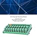 3‑Wire 20‑Channel Card DIN Rail Mount, Switch Controlled NPN PNP Output, Compact Design for Automated Industry Applications
