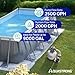AQUASTRONG Sand Filter Pump for Above Ground Pool, Pool Pumps Above Ground,Pool Sand Filter with 6-Way Valve,Improved Circulation and Filtration