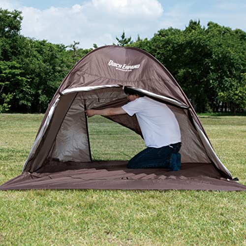 武田コーポレーション 【ワンタッチテント・キャンプ・日よけ・2-3人用】 グラファイト サイズ:約幅200×奥行195×高さ125cm クイックエクスパンドサンシェードFメッシュフルクローズグラファイト Q6MX-200-GP 10枚目