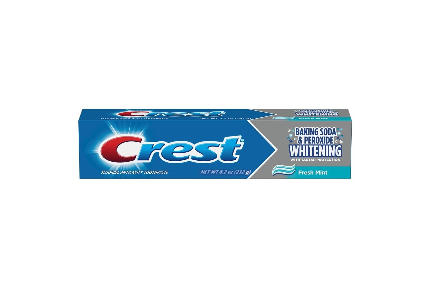 Bspx Whitening8.2 Size 8.2z Crest Baking Soda & Peroxide Toothpaste W/Tartar Control Fresh Mint