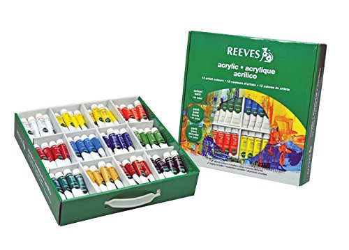 Reeves 10ml School Acrylic Tubes (Pack of 144)