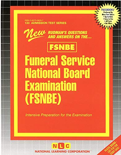 Funeral Service National Board Examination (FSNBE) (133) (Admission Test Series)