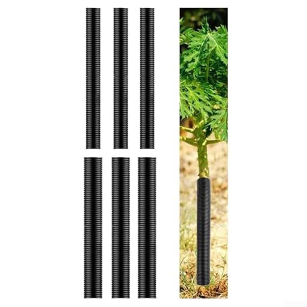 Juego de 6 protectores para troncos de árboles para proteger árboles y plantas jóvenes del pastoreo de animales y arañazos en herramientas