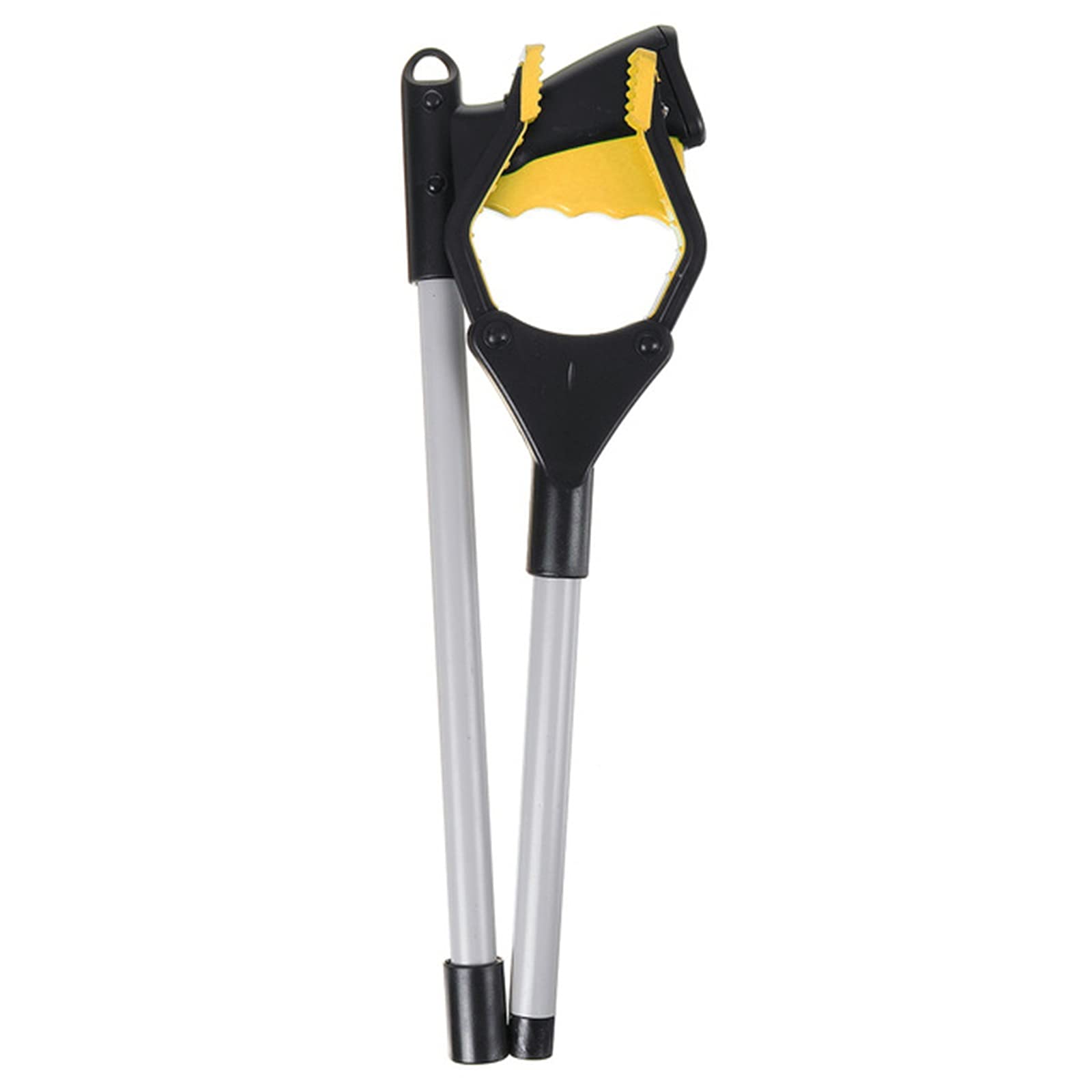 Recolector de Basura Plegable Agarrador Largo Agarrador doméstico Alicates de Basura Clips Herramientas de recolección de jardín Herramientas de jardín (81x13.5cm | Amarillo)