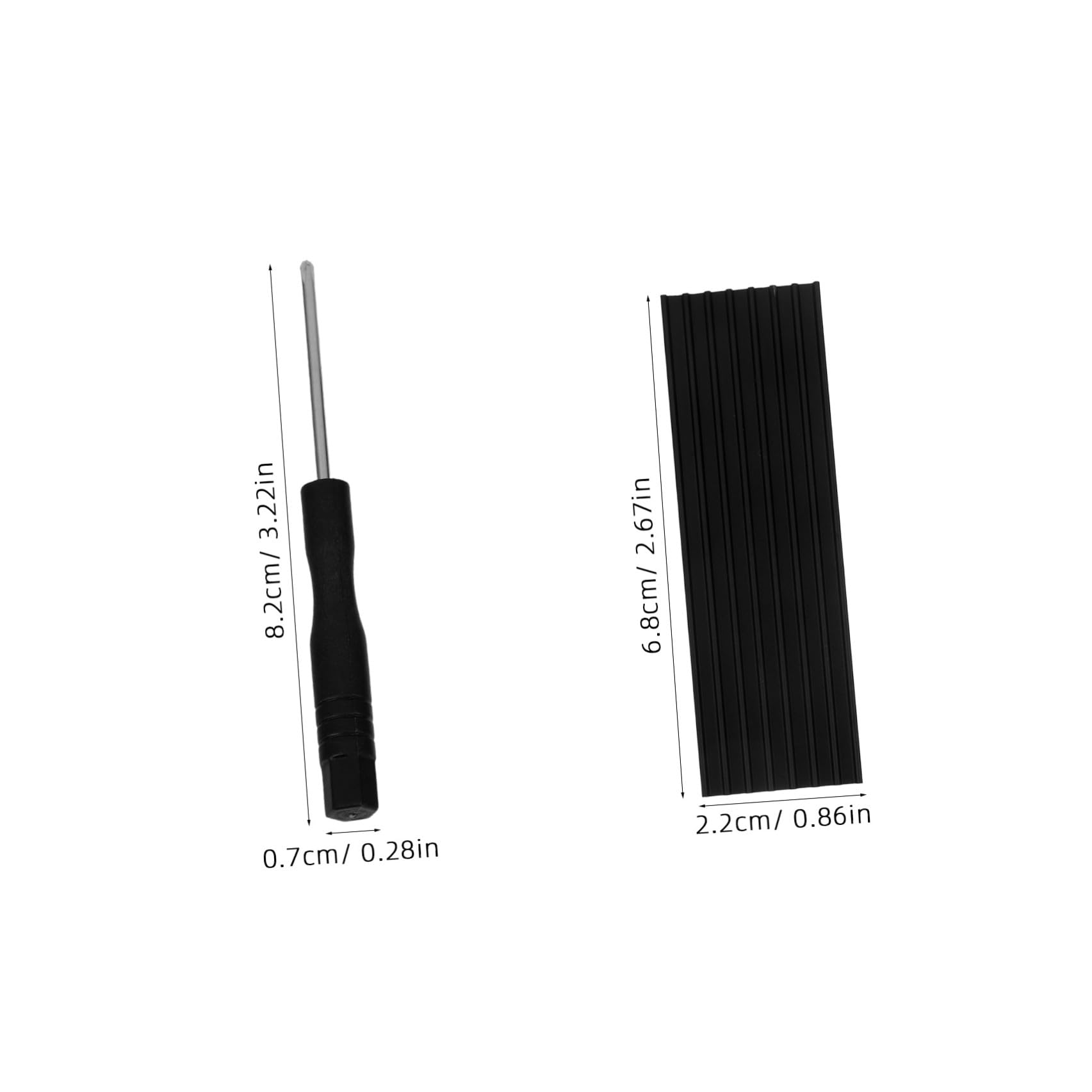 Operitacx 15 Set Dissipatore Calore SSD con Pad Termico Kit Raffreddamento per Hard Disk Design Sottile per Ottimale Dissipazione Del Calore e Protezione SSD
