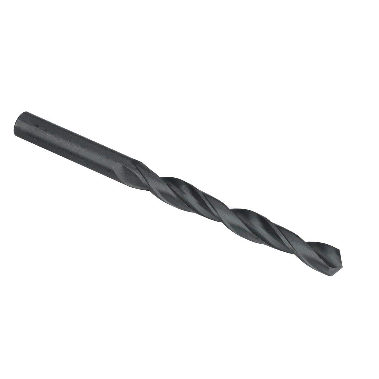 Drill América D/ASP, acero de alta velocidad Split Point brocas (13- 115 piezas, 1/16 " – 1/2," # 1 – # 60, a – Z), Negro óxido de acabado, Jobber longitud, Ronda Shank, Flauta espiral, 1/16" - 1/2" A-Z #1-#60, 1