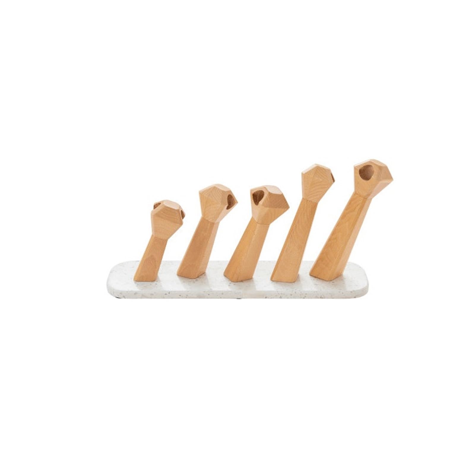 SDA287MZ Storage Angled Wooden Wine Rack Tabletop Stand(Large)
