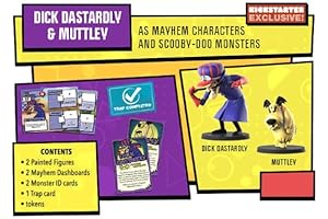Wacky Races Dastardly and Muttley: 2-Figure Pack for an Unforgettable Mayhem Gaming Experience