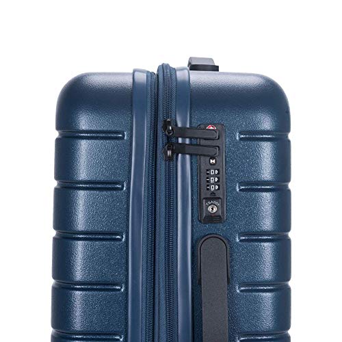 Image of Sherrpa Destiny Hardside Collection Polycarbonate Expandable Luggage Trolley with Spinner Wheels and TSA Approved Combination Lock (Cabin Size -20 inch, Mint)