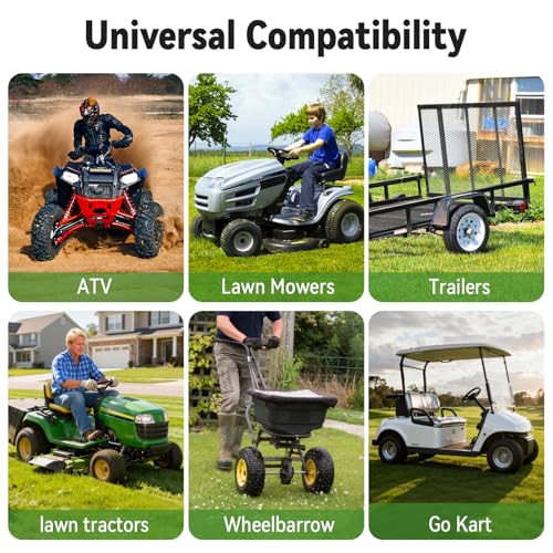 Heavy Duty 18X8.50-10 Inner Tube, 18/18.5X8.50-10 Tube with TR13 Staight Valve Stem Compatible with Most 20x8-10, 20x10.00-10, 18x9.50-10 Yard Tractors Lawn Mower Quad Bikes Tires and More 1 Pcs