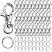Mini Small Solid Brass Swivel Trigger Snap Hooks Keychain Lobster Clasp With D Ring 9mm 11 Mm Leather Craft DIY Jean Wallet