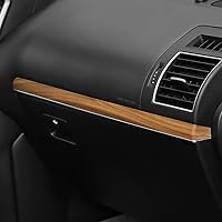 Vista 4 de Reposabrazos de manija de puerta con textura de madera para Toyota Land Cruiser Prado 150, panel de elevación de ventana Lc150 2010-2022, accesorios