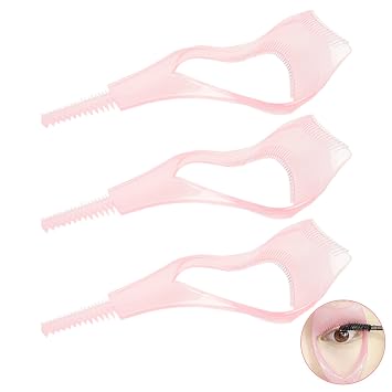 3 Pcs Mascara Shield Applicator Guard, 3 in 1 Protector Tool for Eyelashes