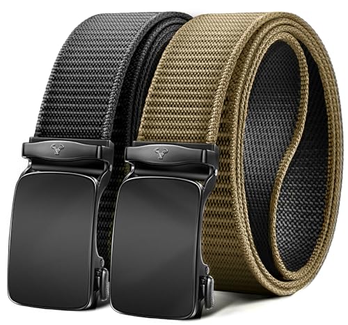 Men Belt-Reversible Ratchet Belt Stretchable for Gift Men Work Casual Golf 1 3/8