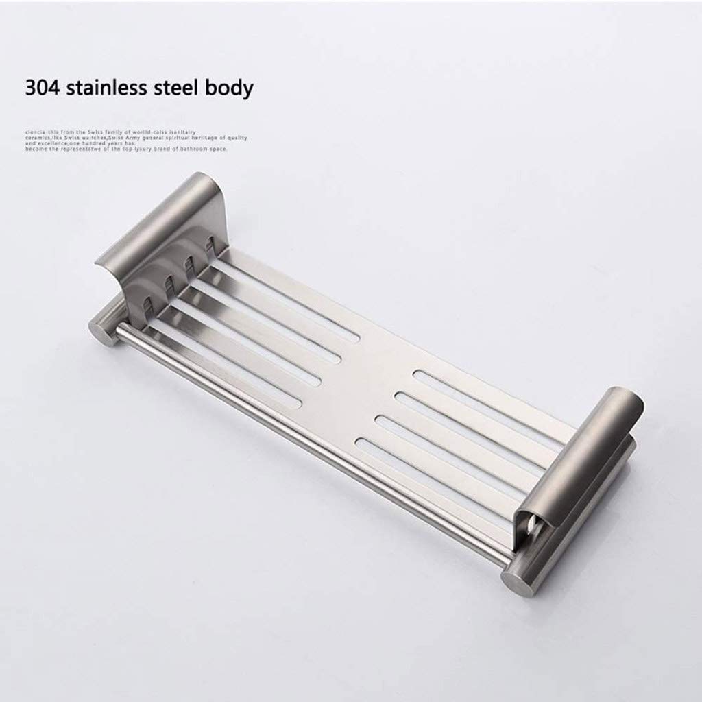 Exquisitos estantes de baño Baño, estantes de baño de acero inoxidable Estantes de pared extraíbles y lavables Estantes de cocina Artículos de tocador de baño Estante de almacenamiento colgante