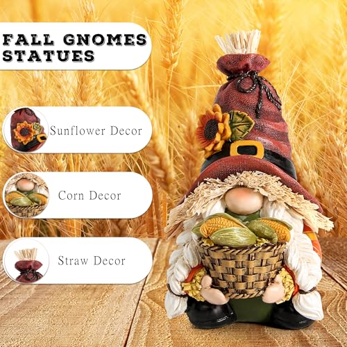 Fall Gnomes Statue for Fall Decorations,Thanksgiving Decor for shelf,Table - image 3