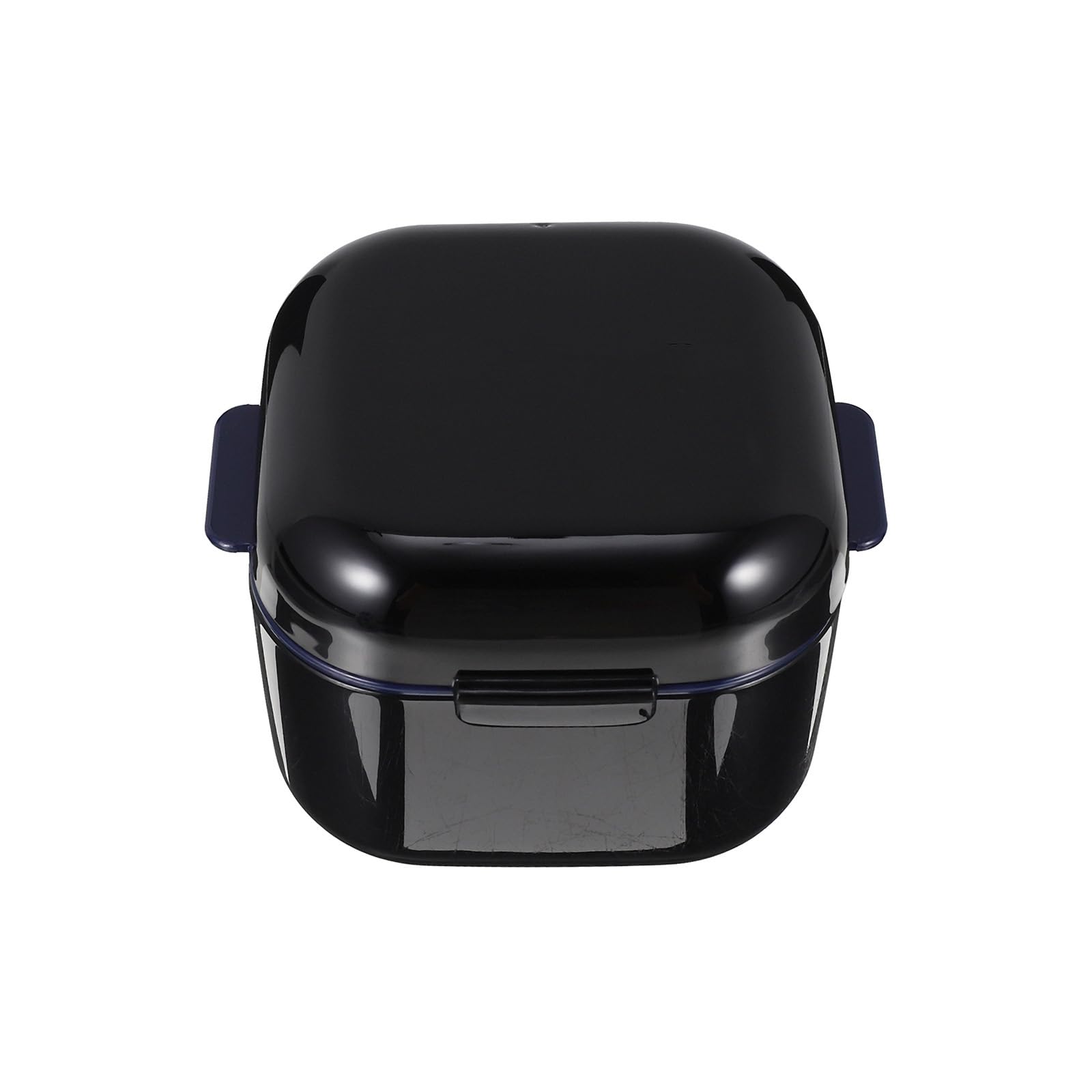 Yardwe Denture Case with Strainer Basket Denture Bath Case Cup Box Portable False Teeth Holder Storage Soak Container Orthodontic Retainer Case for Travel Cleaning Black-image-19