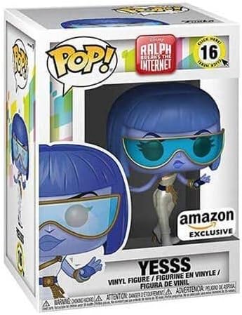 Funko POP! Disney: Wreck-It Ralph 2 - Yesss - Amazon Exclusive | Official Merch - Collectable Vinyl Figurine for Shelf Display - Birthday Gift Idea for Fans and Collectors