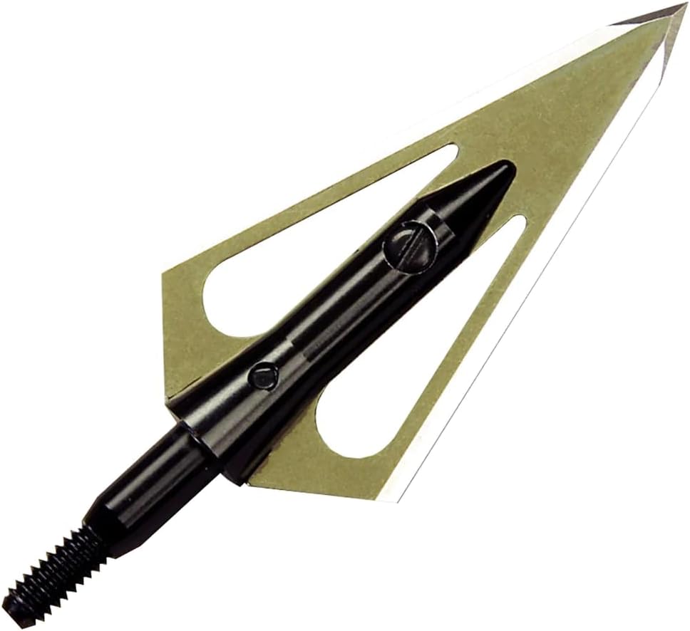 Stinger 2 Blade Arrow Broadhead (Pack of 3), 85-Grain