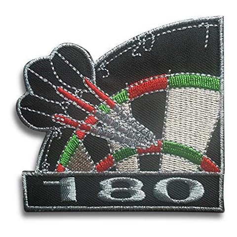Embroidered Darts 180 Iron on Patch Cover