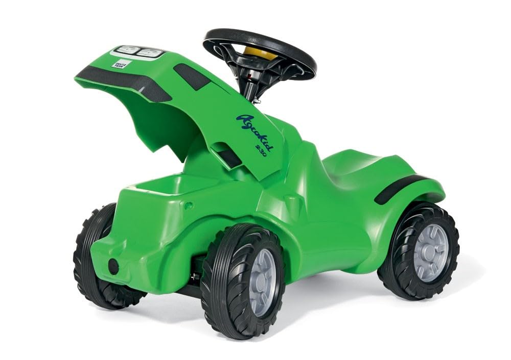 Rolly Toys 13 210 2 Scivolo per bambini RollyMinitrac Deutz Agrokid (con vano portaoggetti, profilo ergonomico del veicolo, volante con clacson, adatto da 1 anno e mezzo) 132102