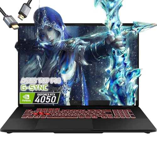 ASUS TUF A16 Gaming Laptop - AMD Ryzen 5 7535HS Beat i7-10875H - RTX 4050-32GB RAM| 1TB SSD -Backlit Keyboard RGB - 16' WUXGA 144Hz -Windows 11 -Video Editing -Portatil Gamer PC