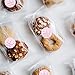 Acetiamin Handmade with Love Stickers Roll, 1.5 inch 500 PCS Pink Baked with Love Stickers, Homemade with Love Stickers for Baked Goods, Bakery Bread Cookie Packaging, Small Businesses