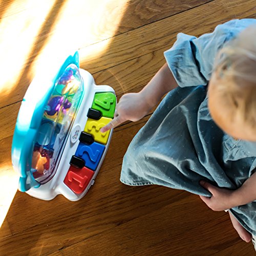 Pop & Glow Piano - Baby Einstein, Branco/Vermelho/Azul/Amarelo/Verde