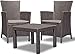 Produktbild Allibert 219991 Lounge Set Rosario Balcony 2X Sessel und 1x Tisch, Rattanoptik, Kunststoff, braun