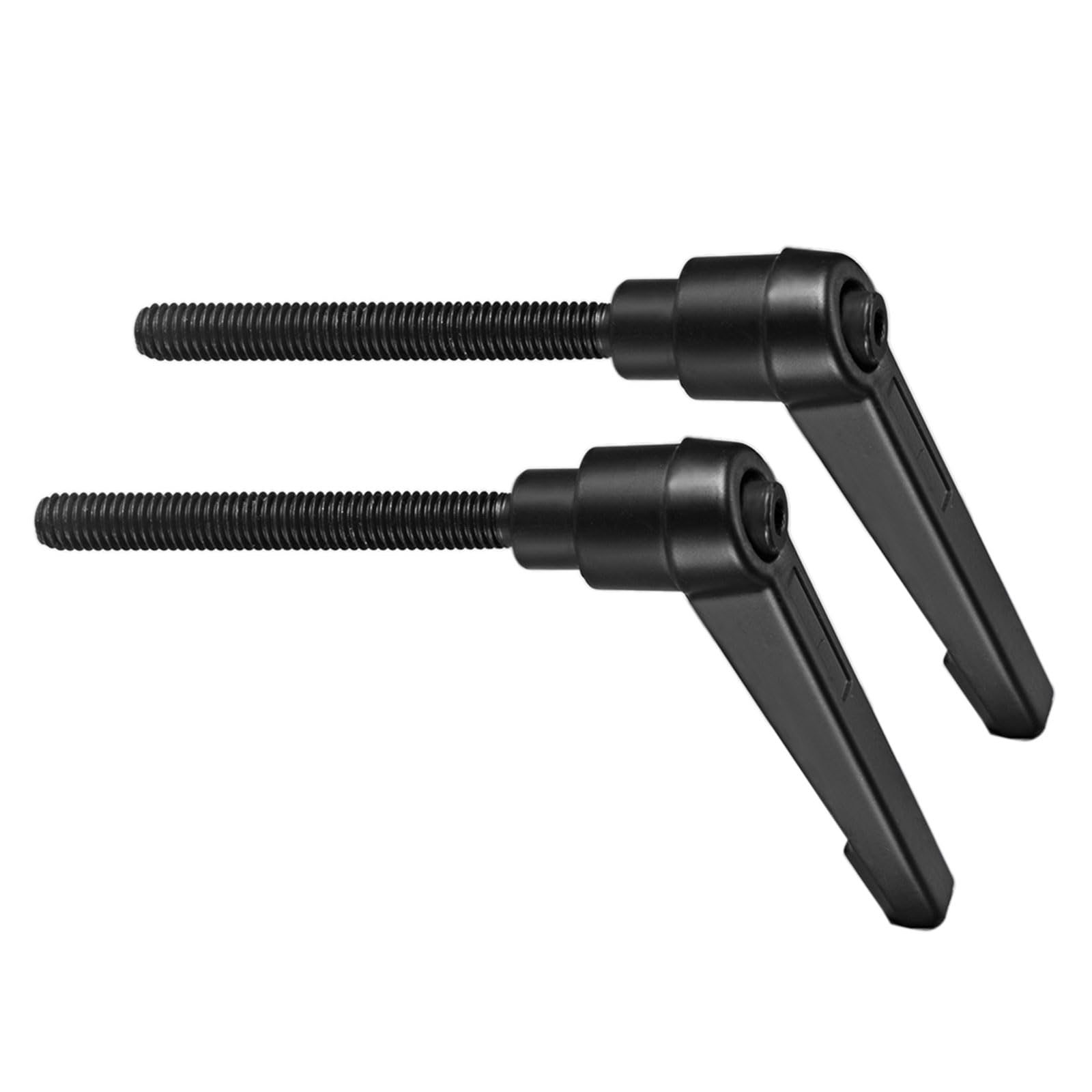 Clamping Lever Handles, M6 x 40mm Male Thread, Adjustable Quick Release Locking Rotating Bolt Knobs Black - (Applications: for Lathe Machinery), 2-Pieces