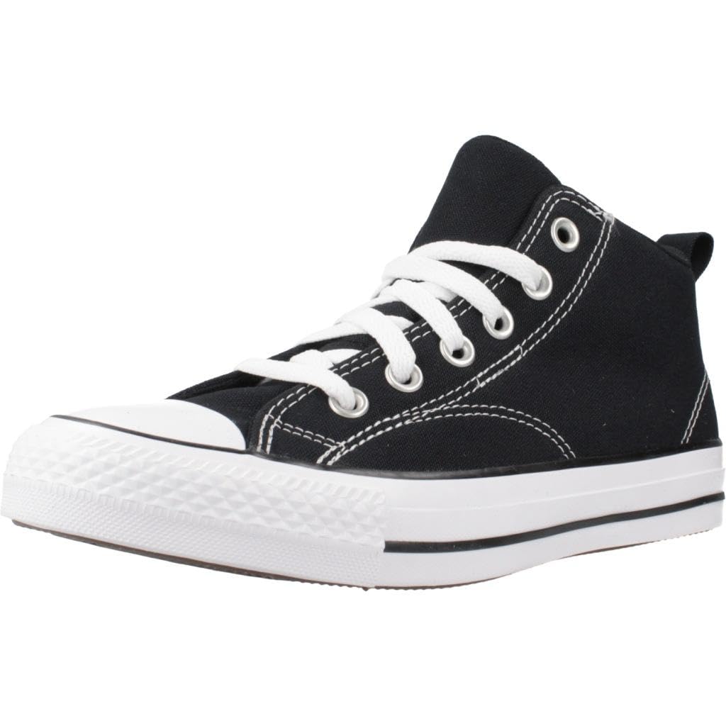 Converse All Star Malden Street Mid Foundation Trainers Black Size 40 Kids