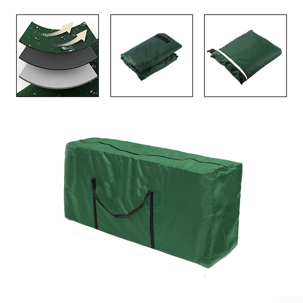 Sac de rangement extérieur spacieux et imperméable pour meubles, fabriqué en tissu Oxford 210D indéchirable (116 x 47 x 51 cm)