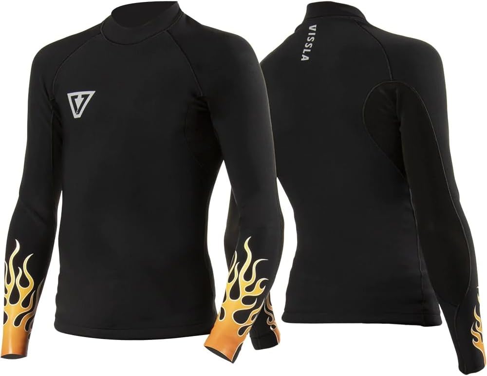 High Fire Boys 1MM LS Wetsuit Jacket Black 12