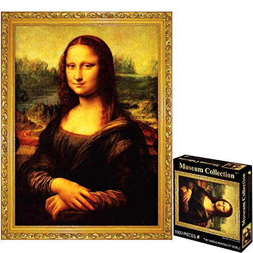 Jigsaw Puzzles for Adults 1000 Piece Mona Lisa by Leonardo Da Vinci 27.56 x 19.69 Inch Educational Challenge Puzzle - Image 3